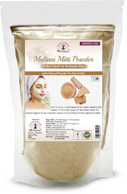 

3G organic Multani Mitti Powder (Fuller's Earth) Bentonite Clay 100 GMs(100 g)