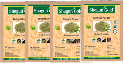

shagun gold Set of 4 chemical free pure Bhringraj powder for hair treatments & hair growth 100gm(400 g)