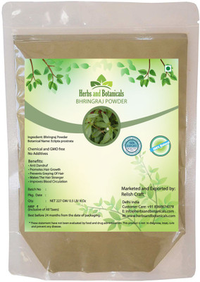 

Herbs and Botanicals 100% Natural Bhringraj Powder for Hair(227 g)