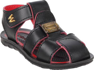 

WINDY Boys & Girls Velcro Flats(Black