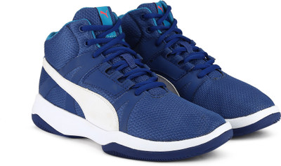 

Puma Boys & Girls Lace Basketball Shoes(Blue, White