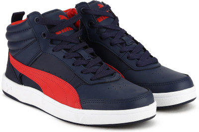 

Puma Boys & Girls Lace Sneakers(Blue, Peacoat