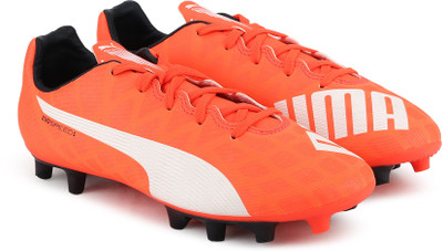 

Puma Boys & Girls Lace Football Shoes(Orange, White