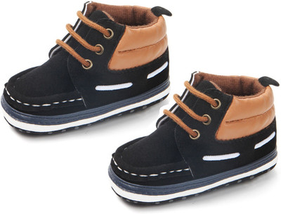 

Kitty Boys Velcro Casual Boots(Black