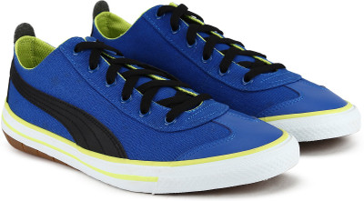 

Puma Boys & Girls Lace Sneakers(Blue, Lapis blue nrgy yellow black