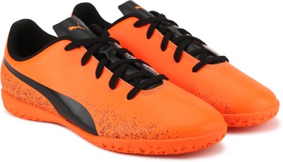 

Puma Boys & Girls Lace Football Shoes(Orange, Black