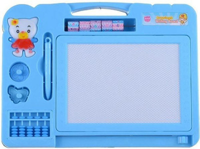 

Khushi Pack Of 2 Double sided Magic Slate Learning Writing and Drwaing(Pink)