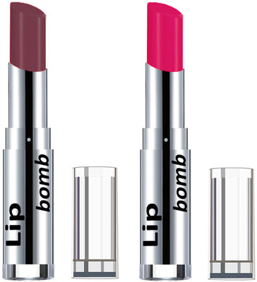 

Color Fever Light Weight New And High Quality Matte Indian Creamy Lipsticks (Pack Of 2 Pcs)03-24(Brown Dark, Pink)