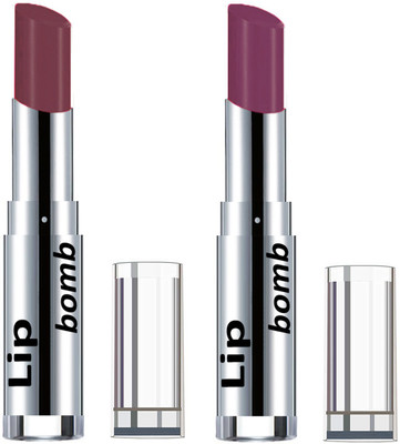 

Color Fever Light Weight New And High Quality Matte Indian Creamy Lipsticks (Pack Of 2 Pcs)03-04(Brown Dark, Wine Shine)