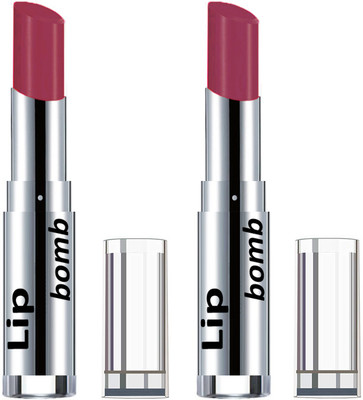 

Color Fever Light Weight New And High Quality Matte Indian Creamy Lipsticks (Pack Of 2 Pcs)01-10(Maroon, Mauve)