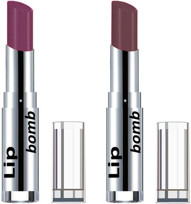 

Color Fever Light Weight New And High Quality Matte Indian Creamy Lipsticks (Pack Of 2 Pcs)04-05(Wine Shine, Coffee)