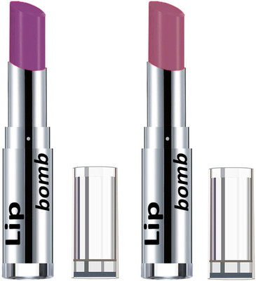 

Color Fever Light Weight New And High Quality Matte Indian Creamy Lipsticks (Pack Of 2 Pcs)02-08(Wine Shine, Chocolate)