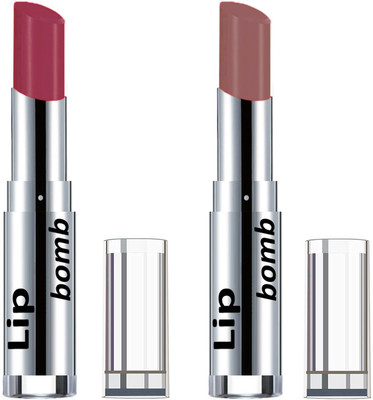 

Color Fever Light Weight New And High Quality Matte Indian Creamy Lipsticks (Pack Of 2 Pcs)01-07(Maroon, Chocolate)