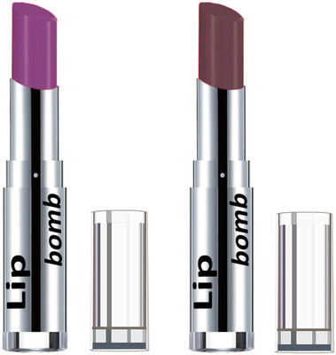 

Color Fever Light Weight New And High Quality Matte Indian Creamy Lipsticks (Pack Of 2 Pcs)02-05(Wine Shine, Coffee)