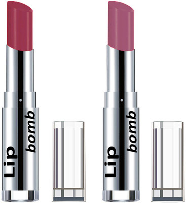 

Color Fever Light Weight New And High Quality Matte Indian Creamy Lipsticks (Pack Of 2 Pcs)01-08(Maroon, Chocolate)