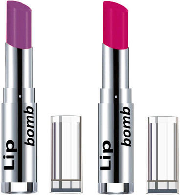 

Color Fever Light Weight New And High Quality Matte Indian Creamy Lipsticks (Pack Of 2 Pcs)02-25(Wine Shine, Magenta)