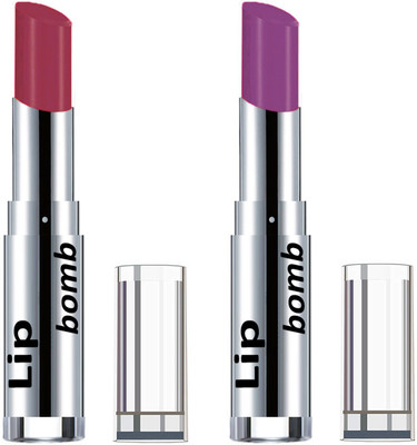 

Color Fever Light Weight New And High Quality Matte Indian Creamy Lipsticks (Pack Of 2 Pcs)01-02(Maroon, Wine Shine)