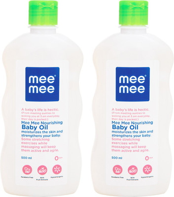 

MeeMee Baby Oil with Fruit Extracts (500 ml, Pack of 2)(500 ml)