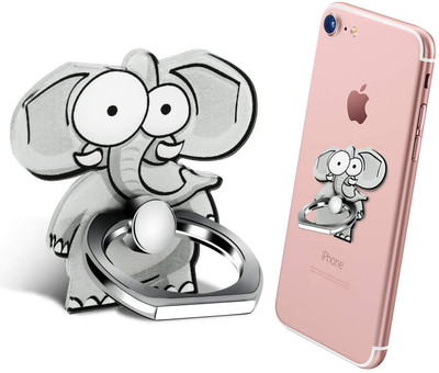 befunky Funky Animal Ring Phone Grip 360 Degree Rotation for All Mobile Phone and Tablet (Universal) (Elephant) Mobile Holder