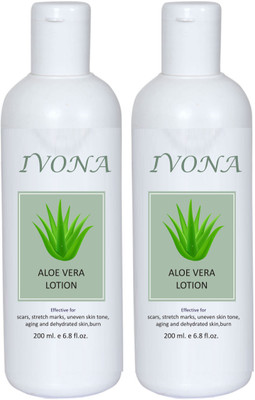 

Ivona Aloe vera Lotion pack of 2(200 ml)