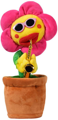 

Webby Dancing Musical Sun Flower with Saxophone Toy for Kids(Multicolor)