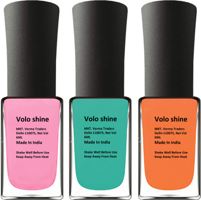 

Aroma Care Base Coat Nail Polish Combo 17061617 Red, Yellow, Neon Green, Light Pink, Base Coat, Black(Pack of 12)