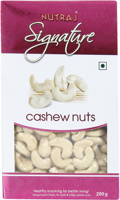 

Nutraj Signature - Cashew Nuts (Plain) W240 - 200g - Vacuum Pack Cashews(0 g, Vacuum Pack)