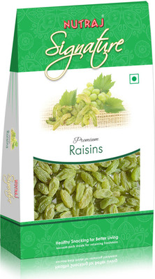 

Nutraj Signature Premium Raisins (Kishmish) - Pack of 5 (1000g) Raisins(0 g, Vacuum Pack)