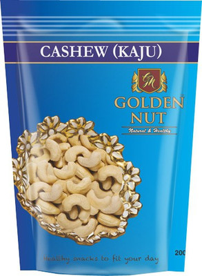 

Golden Nut Raw Cashew Nuts W240, Cashews(200 g, Pouch)
