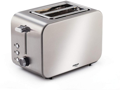 

Eveready PT104 850 Pop Up Toaster(Silver)