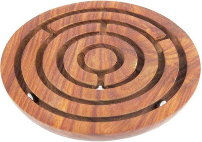 

KAVYA ARTICLES Wooden Puzzle (Ball in a Maze)(1 Pieces)