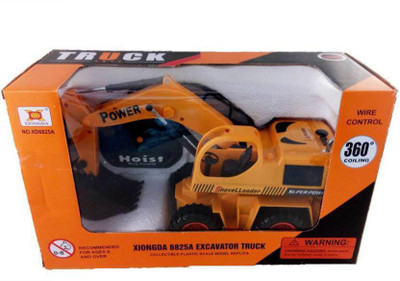 

SBJCollections Remote Control 360* rotation Battery Operated JCB Crane Truck Toy(Yellow)