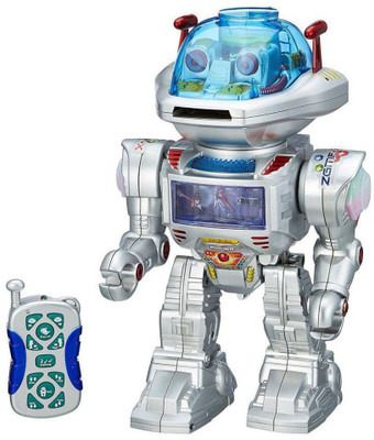 

TULLY Radio Remote Controlled RC Intelligent Robot 12 inches R/C Dancing Robot with Disk Laucher Light and Music(Multicolor)