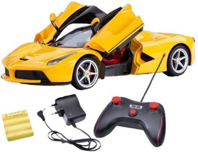

Browner Ferrari Car with remote in Yellow Car(Yellow)