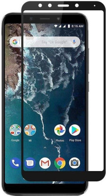 DSCASE Edge To Edge Tempered Glass for Samsung Galaxy A7 2018 Edition(Pack of 1)