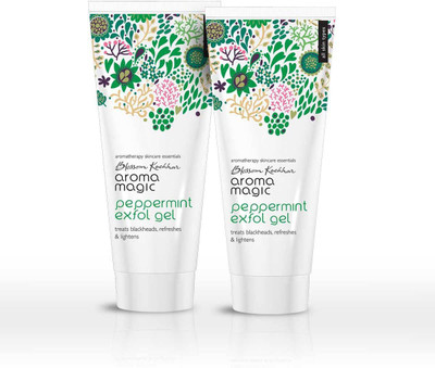 

Aroma Magic Pack of 2 Peppermint Exfol Gel - 100ml Scrub(100 ml)