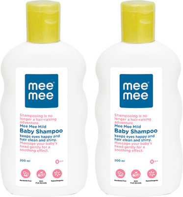 MeeMee Mild Baby Shampoo with Fruit Extracts (200ml) pack of 2(400 ml)