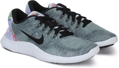 Nike WMNS FLEX 2018 RN PRM Running Shoes For Women(Green, Black) at flipkart