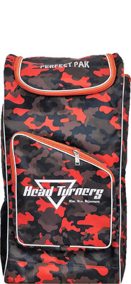 

HeadTurners Duffle Cricket Kit Bag Individual Style- Kit Bag only-Camo Design (Orange) Sports bag(Multicolor, Backpack), Brown;orange