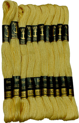 ANCHOR Light yellow Thread(8 Pack of10)
