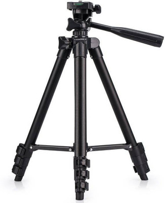 

ALONZO Lightweight Video Tripod 3-Way Head Mount Camera Tripod for All Digital Camera & Smartphones Tripod(Black, Supports Up to 1500 g)