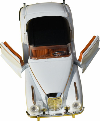 

PTCMart Vintage Antique Car Diecast With Pull Back Mechanism And Open-able Doors(Multicolor)