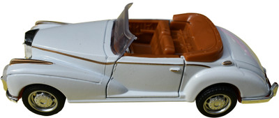 

PTCMart New Stylish Vintage Luxury Pull Back Car Gift For Kids (Pack of 1)(White)