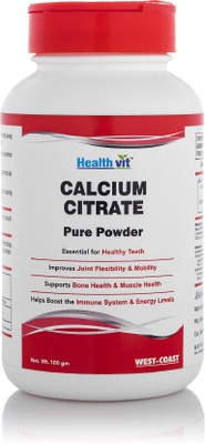

HealthVit Calcium Citrate 315mg Pure Powder(315 mg)