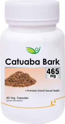 

Biotrex Nutraceuticals Catuaba Bark 465mg - 60 Veg Capsules(60 No)