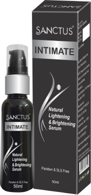 

SANCTUS INTIMATE Lightening & Brightening Serum - 50ml (Enriched With Mulberry, Liquorice & Jojoba Oil For Lasting Whitening Effect & Orange Oil For De-odourizing Effect) Intimate Cream(50 ml, Pack of 1)