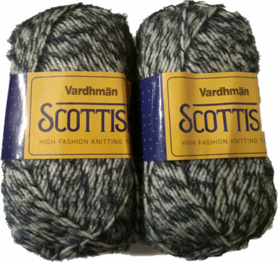

Vardhman Scottish Wool Ball Hand Knitting Yarn/Yarn Thread Dyed 100gm Each Multi Cream Mouse shade no.04 300gm