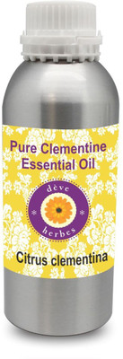 

Deve Herbes Pure Clementine Essential Oil (Citrus clementina) 100% Natural Therapeutic Grade Steam Distilled(630 ml)