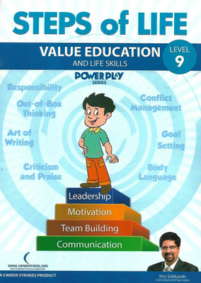 AA EDUTECH PUBLICATION STEPS OF LIFE POWER PLAY SERIES VALUE EDUCATION (AND LIFE SKILLS) LEVEL 9(English, Paperback, KRIS SRIKANTH)