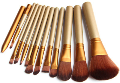 

Jamboree Hot Professional premium quality soft Make up Brush tools kits for eye shadow & Cosmetic brush with metal case (Pack of 12)(Pack of 12)